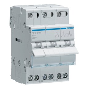 Перемикач Hager SFT340 3P 40А/230В 3м I-0-II