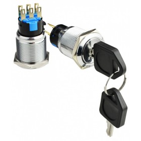 Металева кнопка Аско-Укрем TY 19C-K11/3 2NO+2NC (A0140010214)