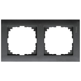 Двомісна рамка Schneider Electric M-PURE MTN4020-3614 антрацит