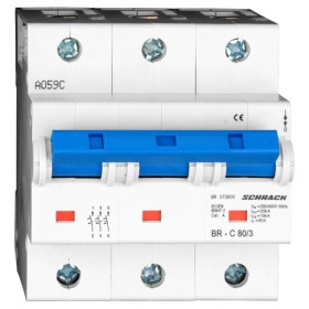 Автоматичний вимикач Schrack BR573800 20кА 80А 3P C
