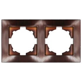 Рамка ELBI VEGA Woodline красное дерево 2-на (510-012900-226)