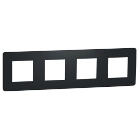 Четырехпостовая рамка Schneider Electric NU200854 (антрацит)