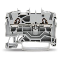 Клемма Wago 2002-1201 Topjob S Ex 2,5мм² (серая)