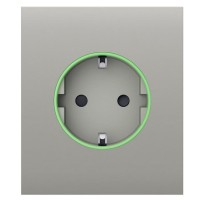 Центральная панель умной розетки Ajax 59969.162.OY CenterCover Smart для OutletCore устричная (38787)