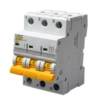 Автоматический выключатель UEC SB-M8 3P 50A D 4,5кA (MCB45-3-050-D)