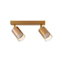 Світильник поворотний, спот Zuma Line 5905316655928 Ren GU10 2x50W IP20 золотий