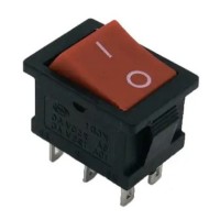 Перемикач TNSy KCD1-4-201N R/B з підсвічуванням червоний (TNSy5500698)