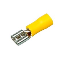 Разъем «мама»TNSy FDD5,5-250 (4-6/6,3-0,8) 100шт желтый (TNSy5500563)