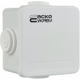 Распределительная коробка Аско-Укрем (TY-RA) 80x80x50мм (A0150170014)