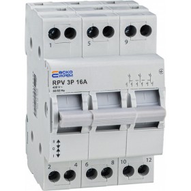Выключатель-разъединитель Аско-Укрем (І-0-ІІ) RPV 3P 16A (A0010220007)