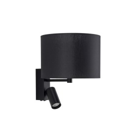 Бра, настінний світильник Nowodvorski 11521 Lusso E27+GU10 (R35) 10W+10W IP20 чорний