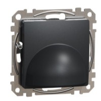 Накладка для виведення кабелю Schneider Electric Sedna Design & Elements чорна SDD114903