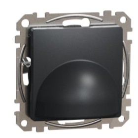 Накладка для виведення кабелю Schneider Electric Sedna Design & Elements чорна SDD114903