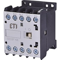 Миниатюрный контактор ETI 004641100 CEC 07.10 24V DC (7A; 3kW; AC3)