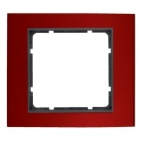Рамка 1-местная красная/антрацит Berker B.3