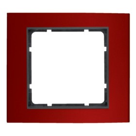 Рамка 1-местная красная/антрацит Berker B.3