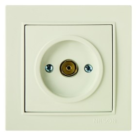 Розетка Nilson Thor кремова TV прохідна ( 27121028 )