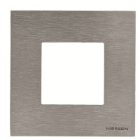 Одномісна рамка ABB Zenit 2CLA227100N4001 N2271 OX (сталь)