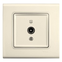 Розетка TV кремова VIKO Linnera