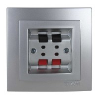 Розетка Nilson Touran срібло аудіо стерео ( 24131050 )