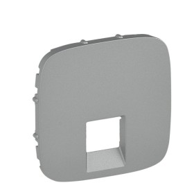 Панель розетки RJ11/RJ45 Legrand Valena Allure алюминий