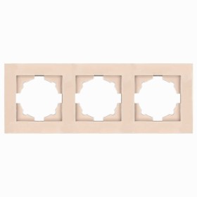 Рамка ELBI VEGA Colorline латте 3-на (510-014110-227)