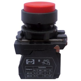 Кнопка Promfactor FP5-AL42 1NC червона (FP5-AL42)