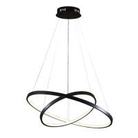 Підвісний світильник, люстра Goldlux 329172 Lea 2 Led 2x35W 4000K 4600Lm IP20 Чорний