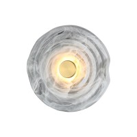 Бра, настінний світильник Azzardo AZ5830 Nestor LED 1x6W 3000K 480Lm IP20 латунний
