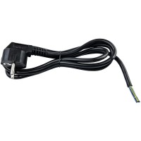 Провод сетевой с вилкой VIOLUX 3х1 2м 16A с заземлением черный ( 920643 )