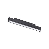 Магнитный трековый светильник Kloodi KDMG-MOON315 12W 3K BK LED 1080Lm IP20 черный