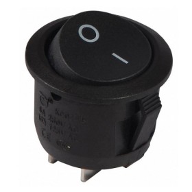 Переключатель TNSy KCD1-5-102 B/B круглый черный (TNSy5500710)