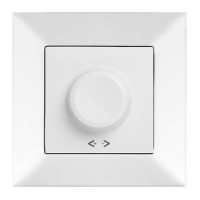 Світлорегулятор поворотний Meridian, 1000W RL, білий