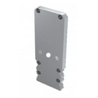 Заглушка Lumines для типу TALIA M2+TALIA з отвором срібло