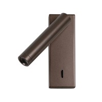 Бра, настінний світильник Italux WL-21017-CFF Cali LED 1x2.5W 3000K 153Lm IP20 коричневий