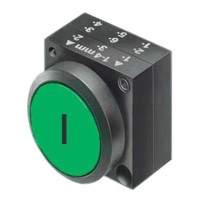 Зелена кнопка пружинна Schrack MST14010