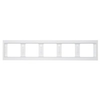 Рамка 5-местная, горизонтальная, полярная белизна Berker K.1