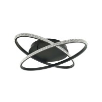 Люстра Goldlux 336729 Diana LED 1x34W 4000K 4500Lm IP20 чорна