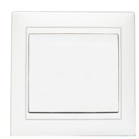 Одинарний вимикач Elcor Emily 9215 (211540) (білий)