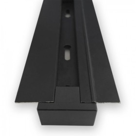 Вбудований трековий шинопровід Feron 6676 CAB1004 2м (чорний)