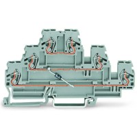 Компонентна клема Wago 870-590/281-675 з діодами (сіра)