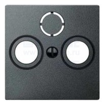 Центральна панель TV розетки антенна антрацит Merten, MTN297514