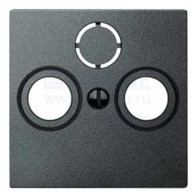 Центральная панель TV розетки антенная антрацит Merten, MTN297514