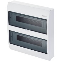 Настінний щиток Elektro Plast 2407-01-RN 2/18 N + PE ELEGANT IP40 (2407-01)