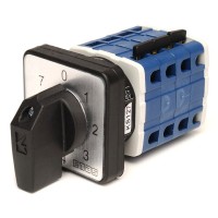 Кулачковий перемикач EMAS PSA010KS127S 7-ступінчастий (0-1-2-3-4-5-6-7) 10А