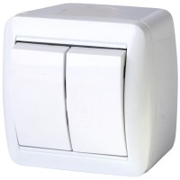 Двохклавішний вимикач E.Next e.aqua.1112.gr IP44 (s035052)