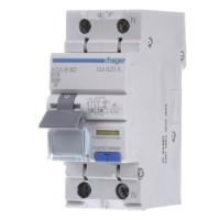Диференційний автомат Hager ACA916D B 16A 1P+N 6кА 10мА A