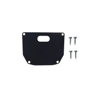 Заглушка чорна трек профіля для натяжної стелі під гарпун 70708