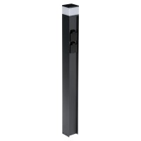 Уличный светильник с розеткой Kanlux 38767 Dasten G9 1x11W IP44 антрацит