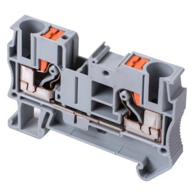 Наборная клеммная колодка E.Next e.tc.din.spring.6 на DIN-рейке (s070004)